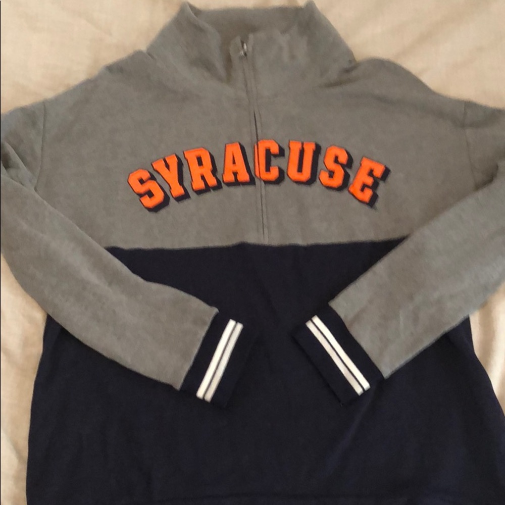Victoria secret syracuse pink half zip